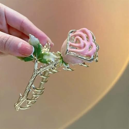 Elegante Haarklaue Bluebell Blume Haarspange Haarschmuck Frosch Schnalle Haarnadel Krallen Clip Ornament Frauen Mädchen von XIAOXIN