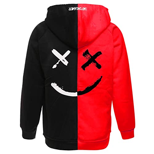 XIAOYAO Hoodie Herren Techwear Kapuzenpullover Hip Hop Long Sleeve Streetwear Urban Pullover Unisex Casual von XIAOYAO