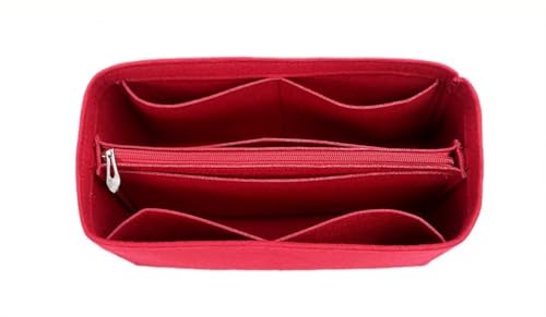 Handtaschen-Organizer-Einsatz for LV Carryall Handtaschen. Aufbewahrungstasche for Handtaschenfutter(Red B,Medium) von XIAOYIBAIHUOUK