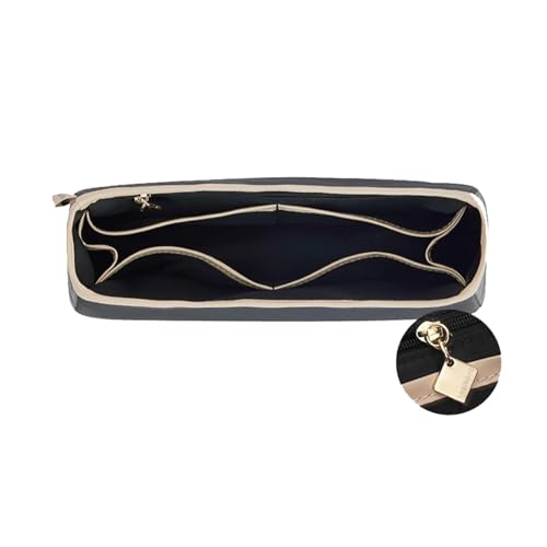 Passend for Chanel Chanel19 Handtasche Futtertasche Organizer Plug-in Handtasche Futtertasche Aufbewahrungstasche(Black,27.5 * 8 * 14.5CM) von XIAOYIBAIHUOUK