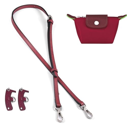 Riemen-Umrüstsatz for Longchamp Mini-Geldbörse, Verstellbarer Ersatz-Schultergurt(Red) von XIAOYIBAIHUOUK