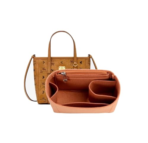 Taschen-Organizer-Einsatz for MCM Liz Tote Bag Tote Liner Bag Organizer(Brown a) von XIAOYIBAIHUOUK