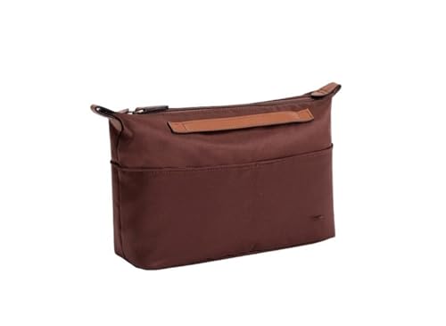 Taschen-Organizer for CAOCH Central Tote Bag, Polyester-gefütterter Organizer, Taschen-Organizer-Einsatz, tragbare Kosmetiktasche(Coffee,M) von XIAOYIBAIHUOUK