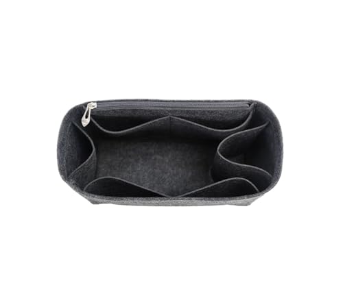 Taschen-Organizer for LV Keepall Handtasche, Innentasche, Aufbewahrungstasche, Aufbewahrungstasche, tragbare Kosmetiktasche(Blcak Gray b,for keepall Nano/xs) von XIAOYIBAIHUOUK