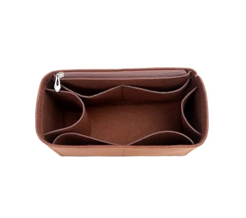 Taschen-Organizer for LV Keepall Handtasche, Innentasche, Aufbewahrungstasche, Aufbewahrungstasche, tragbare Kosmetiktasche(Coffee b,for keepall 25) von XIAOYIBAIHUOUK