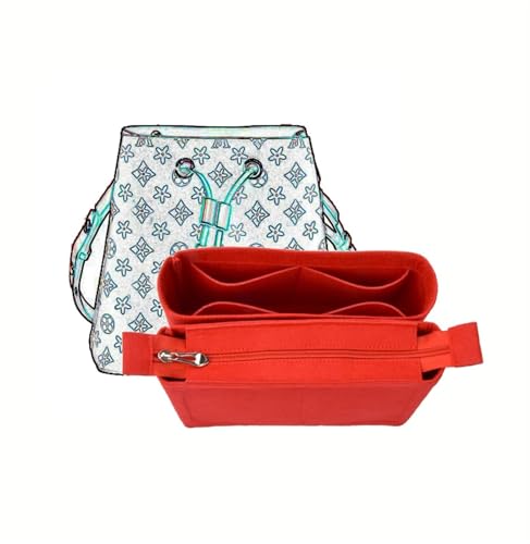 Taschen-Organizer for LV Neonoe Rucksack, Innentaschen-Aufbewahrungstasche, Taschen-Aufbewahrungseinsatz, tragbare Kosmetiktasche(Gray B) von XIAOYIBAIHUOUK