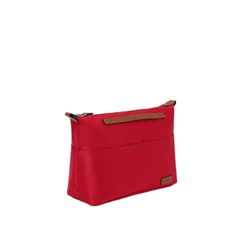Taschen-Organizer for MCM Mini-Tragetasche, kompatibel mit Toni Visetos, mit Polyester gefütterter Organizer, Taschen-Organizer-Einsatz, tragbare Kosmetiktasche(Red) von XIAOYIBAIHUOUK
