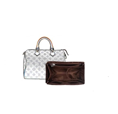 Taschen-Organizer for schnelle Nano-Nylon-Aufbewahrung, Liner-Tasche, Handtaschen-Organizer, Plug-in-Geldbörsen-Aufbewahrungstasche(Cofffee a) von XIAOYIBAIHUOUK