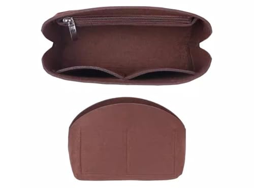Taschenaufbewahrungseinsatz for LV ALMA-Handtaschen. Innentasche. Handtaschen-Organizer-Einsatz. Aufbewahrungstasche mit Brieftaschenfutter(Coffee a,ALMA BB) von XIAOYIBAIHUOUK