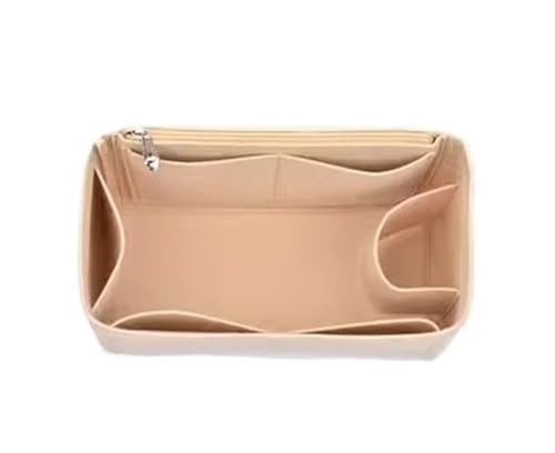 Taschenaufbewahrungseinsatz for Longchamp-Handtaschen mit langem Griff. Taschenorganizer-Einsatz. Aufbewahrungstasche mit Brieftaschenfutter(Khaki B,Medium) von XIAOYIBAIHUOUK