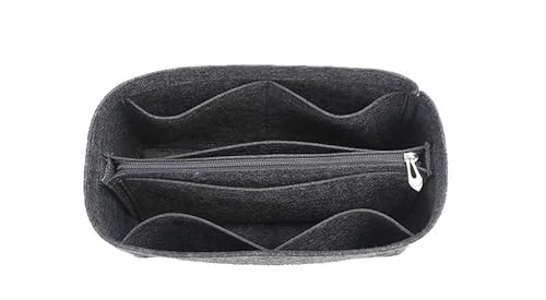 Taschenaufbewahrungseinsatz for die Coach Laurel Hobo-Tasche. Tasche mit Filzeinlage. Aufbewahrungstasche mit Brieftaschenfutter. Einsatz for die Organisation von Handtaschen(Gray A) von XIAOYIBAIHUOUK
