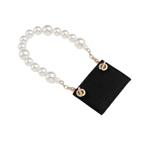 Umrüstsatz (Einsatz + Kette) for Dior Saddle Flap Wallet, handgefertigter CD-Klassiker-Kartenhalter-Umrüstsatz, CD-Tri-Fold-Wallet-DIY-Umrüstsatz(Black) von XIAOYIBAIHUOUK