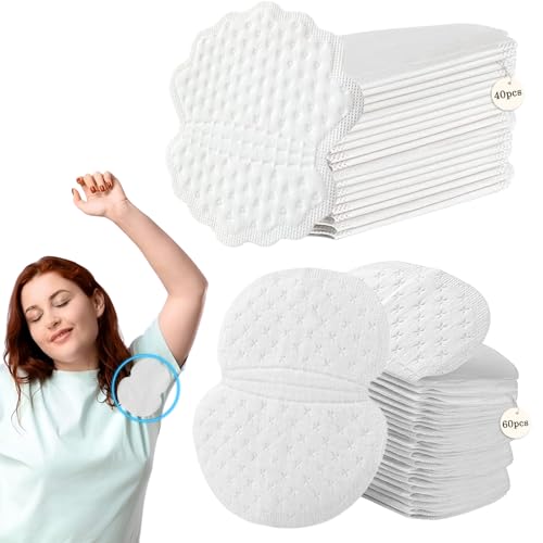 XIAQICA 100 Stück Achselpads Schweißpads Achseln für Männer und Frauen Komfortable Achselpads Damen Achselpads Herren Verhindern Flecken Saugfähig Unsichtbar Bequem von XIAQICA