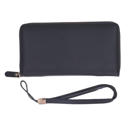 XIASABA Long KARTENHALTER Wallet für Männer aus Premium -PU -Leder mit weichen Telefonhalter 18 Kartensteckplätze und mit Tragengurt zum täglichen Gebrauch in Schwarz XIASABA Long KARTENHALTER Wallet für Männer aus Premium -PU -Leder mit weichen Telefonhalter 18 Kartensteckplätze und mit Tragengurt zum täglichen Gebrauch in Schwarz von XIASABA