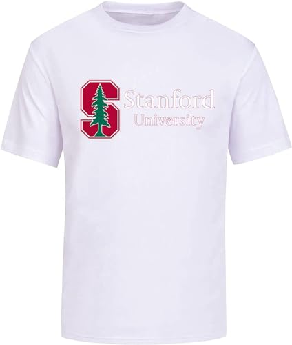 Mens Chocol Stanford University Vintage Stanford Cool T-Shirt S-3XL White XXXL von XIASHUN