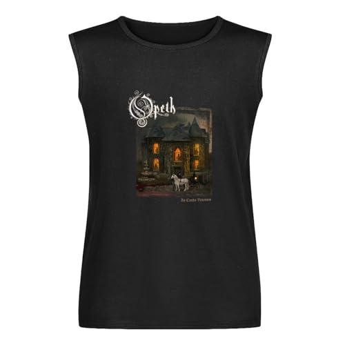 Opeth in Cauda Venenum Black G Star Men's Vests Tank Tops O-Neck 100% Cotton Undershirts Unisex Sleeveless T-Shirt XXL von XIASHUN