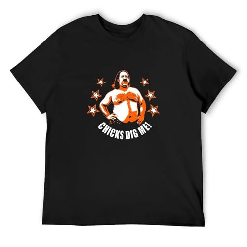 Ron Jeremy Chicks Dig Me! T-Shirt - Pornstar Inspired Retro Adult Film Black M von XIASHUN