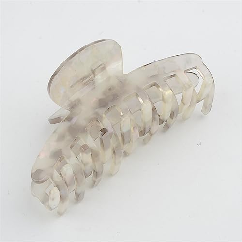 Krallenclip Große Haarspange Krabbenhaarkrallen Badeclip Pferdeschwanzclip for Frauen Mädchen Haarnadel Haarschmuck Geschenk 1St (Color : A7) von XIBANY