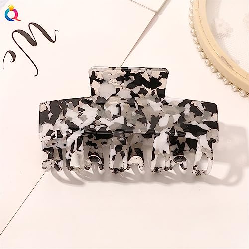 Mode Frauen Haar Klaue Geometrische Quadratische Haarkrabben Clip Leopard Haarnadeln Haarspange Klemme for Mädchen Haarschmuck 1St (Color : A3) von XIBANY