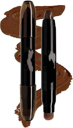 Ansatz-Abdeckstift, Haaransatz-Abdeckstift, Doppelkopf-Konturstift, Professioneller Salon-Einsatz für Zuhause und Reisen, für Männer und Frauen von XIBDGNTNE