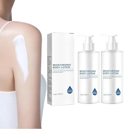 Feuchtigkeitsspendende Körperlotion, hochwirksame kosmetische Wirkung, feuchtigkeitsspendend, leicht und nicht fettend, für Körper, Knie, Achseln und Achseln, mit Sheabutter von XIBDGNTNE