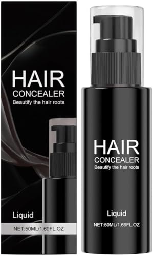 Haarauffüll-Concealer-Spray, tragbarer Haarfärbekamm, natürlicher Volumen-Concealer, wasserfestes Ansatz-Ausbesserungsspray für dünner werdendes Haar von XIBDGNTNE