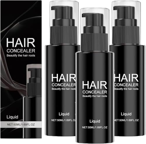 Haarauffüll-Concealer-Spray, tragbarer Haarfärbekamm, natürlicher Volumen-Concealer, wasserfestes Ansatz-Ausbesserungsspray für dünner werdendes Haar von XIBDGNTNE