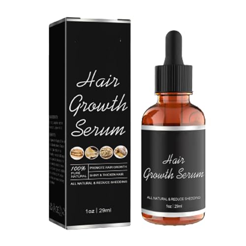 Haarwuchsöl, ein Haarwuchsserum speziell für schwarze Frauen, mit Bio-Kräutern und natürlichen Vitaminen zur Pflege trockener, strapazierter Haare. von XIBDGNTNE