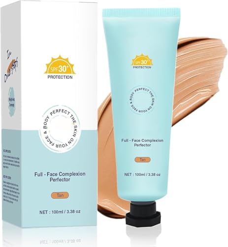 Perfektionierender Teint mit LSF 30+, Foundation & Concealer für das ganze Gesicht, feuchtigkeitsspendend und aufhellend, wasserfest und lichtbeständig von XIBDGNTNE