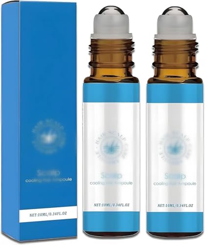 Roll-On-Serum für optimales Haarwachstum mit Vitamin E und natürlichen Ölen. 30 ml Haaröl-Roll-On fördert das Haarwachstum. Für Frauen und Männer, Haarfollikelpflege, Reisen, Spa und Zuhause. von XIBDGNTNE
