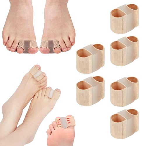 Chiclify Toe Spacers, Toe Separators for Women, Premium Elastic Toe Separators – Comfortable Pain Relief & Alignment, Bunion Toe Separators for Foot Hammer Toe and Yoga Foot Care Tool (6pcs) von XIBHDN
