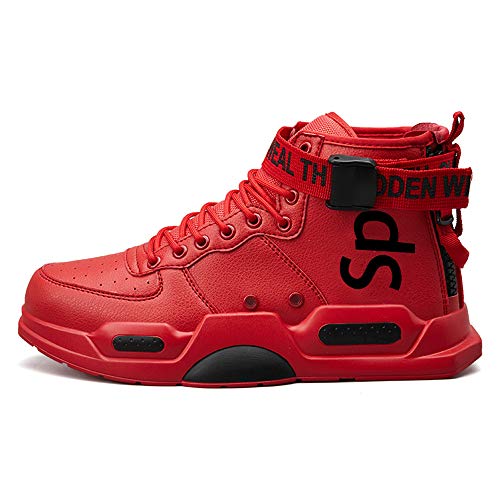 XIDISO Unisex-Erwachsene Freestyle Hohe Sneakers Herren Mode Turnschuhe Freizeitschuhe Sportschuhe,45 EU,Rot 1 XIDISO Unisex-Erwachsene Freestyle Hohe Sneakers Herren Mode Turnschuhe Freizeitschuhe Sportschuhe,45 EU,Rot 1 von XIDISO