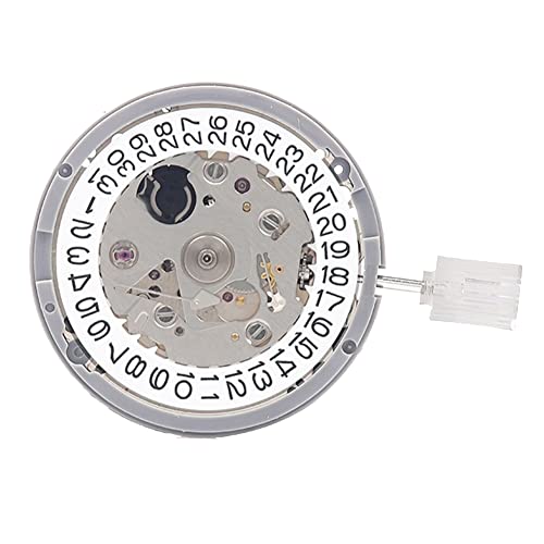 XIDIT 1 Stück NH35/NH35A 3 Uhr weißes Kalenderuhrwerk Hochpräzises mechanisches automatisches Uhrwerk von XIDIT