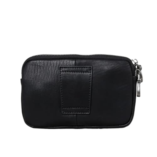 Hüfttasche Hüfttasche Herren Leder Retro Lässige Horizontale Komfort von XIEHYA