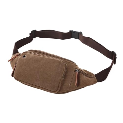 Hüfttasche Hüfttasche Multifunktions-Leinwand for Herren, Gürteltasche for, for(Coffee) von XIEHYA