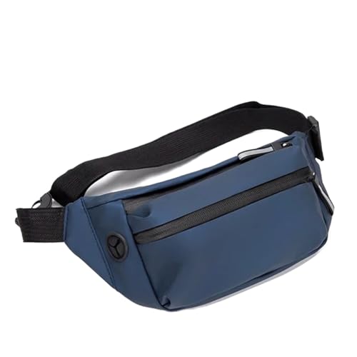 Hüfttasche Männer Gürtel Tasche Brust Pack Männlichen wasserdichte Taille Outdoor Sport Fanny männer Reisetaschen(Blue) von XIEHYA