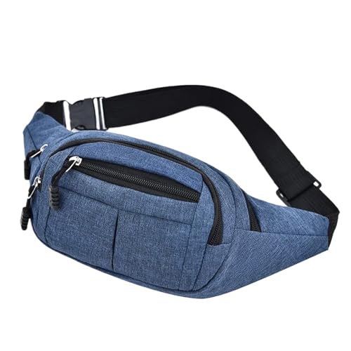 Hüfttasche Taille Pack Brust Gürtel for Männer Frauen Tasche Männliche Packung Beutel Geldbörse Leichte(Blue B) von XIEHYA