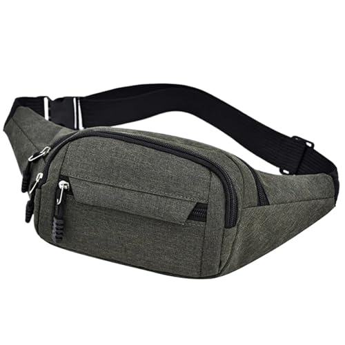 Hüfttasche Taille Pack Brust Gürtel for Männer Frauen Tasche Männliche Packung Beutel Geldbörse Leichte(Green A) von XIEHYA