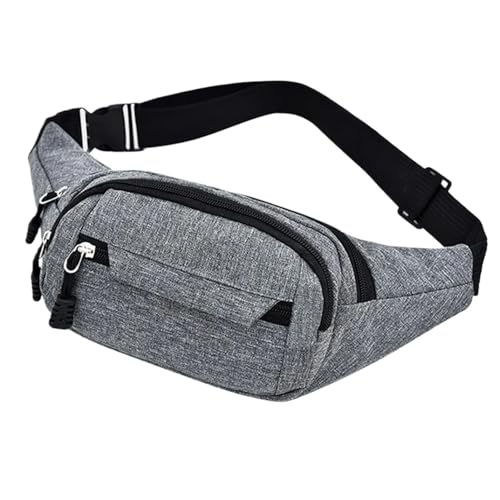 Hüfttasche Taille Pack Brust Gürtel for Männer Frauen Tasche Männliche Packung Beutel Geldbörse Leichte(Grey A) von XIEHYA