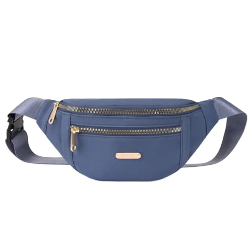 Hüfttasche Taille Taschen for Frauen Oxford Freizeit Tasche Schulter Umhängetasche Brust Handtaschen Messenger Gürtel(Blue) von XIEHYA