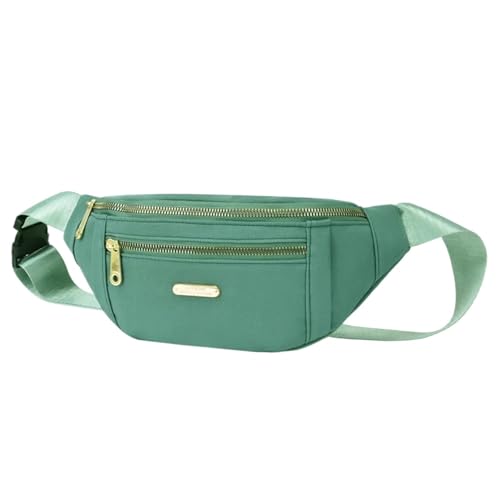 Hüfttasche Taille Taschen for Frauen Oxford Freizeit Tasche Schulter Umhängetasche Brust Handtaschen Messenger Gürtel(Green) von XIEHYA