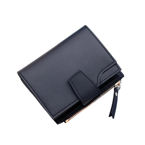 XIEHYA Damen Geldbörse 1 stücke Brieftasche Frauen Brieftasche Kurze Weibliche Geldbörse Karte Halter Brieftasche Kreditkarte Halter Fall Mit Mehreren Fächern(Black) von XIEHYA