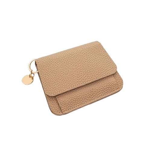 XIEHYA Damen Geldbörse Damen-Geldbörse, faltbar, Kurze Geldbörse, Leder, schmal, Kartenhalter, Münzgeldbörse Mit Mehreren Fächern(Coffee) von XIEHYA