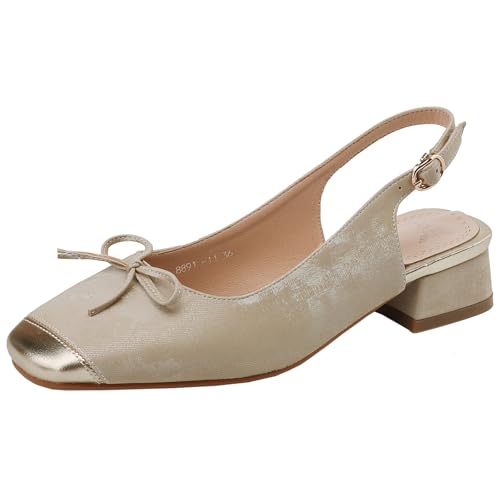 XIEPP Sandalen mit Quadratischer Zehenpartie für Damen - Slingback-Design und Stabiler Blockabsatz für Büro und Täglichen Arbeitsweg XIEPP Sandalen mit Quadratischer Zehenpartie für Damen - Slingback-Design und Stabiler Blockabsatz für Büro und Täglichen Arbeitsweg von XIEPP