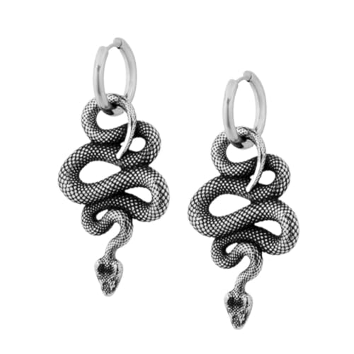 XIGAWAY Gewellte Herz baumeln Ohrringe für Frauen - Zinklegierung galvanisierte Mode Ohrringe, leichte Geschenkidee von XIGAWAY