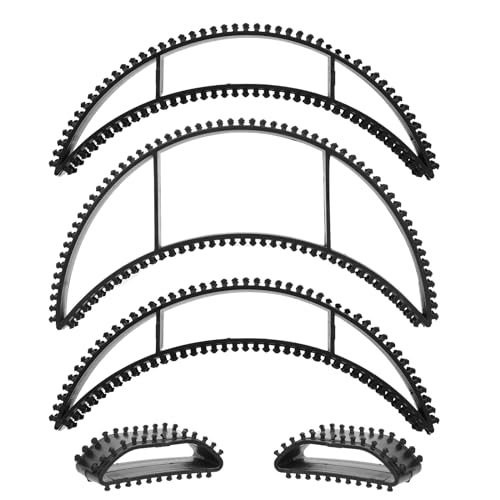 5 Stück Bump it Haar-Accessoire, 3 Arten Flauschiger Haarbump Haarbump-Clip Höcker für Haare Frisuren-Tool für Volumen für Frauen und Mädchen von XIHIRCD