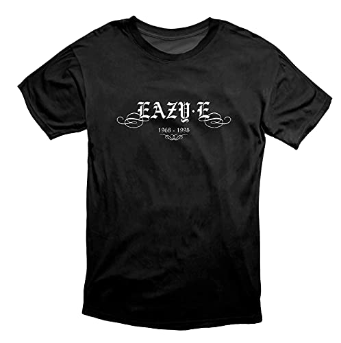 Eazy E 63-95 Old School Hip Hop T Shirt Black von XIKANGGMEI