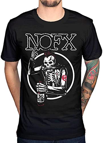 NOFX Old Skull t-Shirt Punk Rock Metal Band Merch Fat Mike eric Melvin von XIKANGGMEI