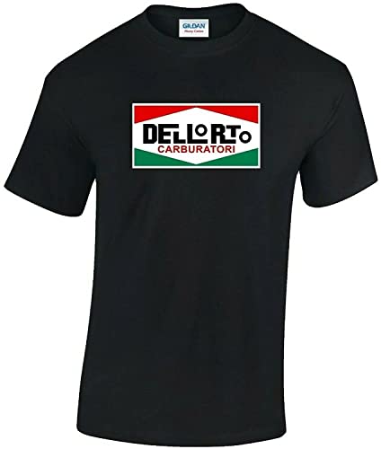 XIKANGGMEI Mens Black DELLORTO Tshirt Italian Scooter Retro Colour25 XIKANGGMEI Mens Black DELLORTO Tshirt Italian Scooter Retro Colour25 von XIKANGGMEI