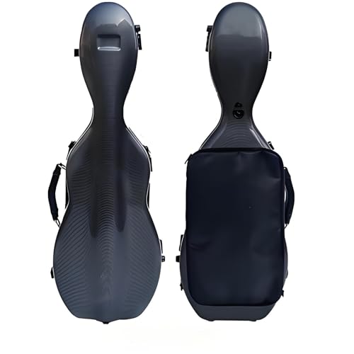 XILANSHMAO Violinetui Kohlefaser Leichter Rucksack mit Notentasche Robuste Schale mit bequemen Trägern für einfachen Transport und Aufbewahrung des Violins Type B von XILANSHMAO